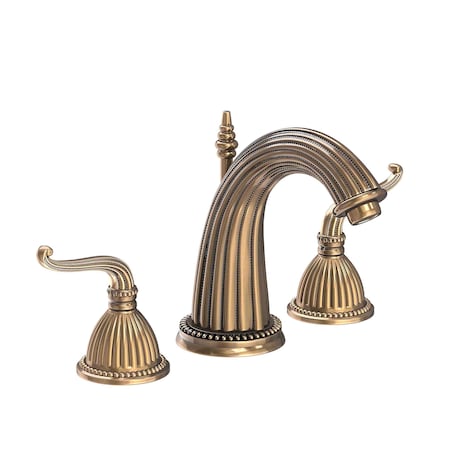 Newport Brass Widespread Lavatory Faucet in Antique Brass 1090-06